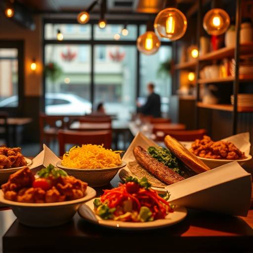 Video promocional de un restaurante mostrando sus platos y el ambiente acogedor del local.