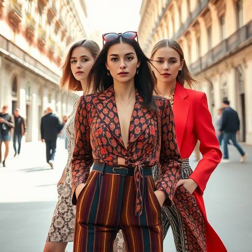 Video promocional de una marca de ropa con modelos en Barcelona